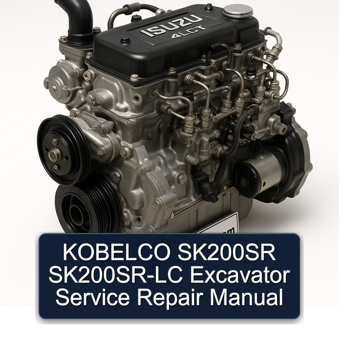 Kobelco SK200SR / SK200SR-LC Bagger: Service- und Reparaturhandbuch