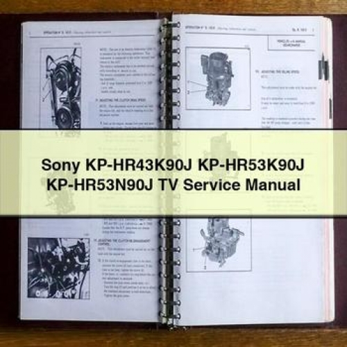 Sony Kp-HR43K90J Kp-HR53K90J Kp-HR53N90J Tv Workshop Service Repair Manual PDF Download