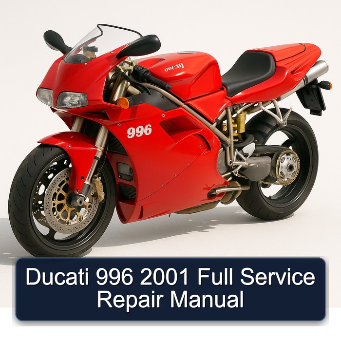 Ducati 996 2001 Full Service Repair Manual