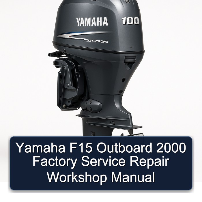Yamaha F15 Outboard 2000 Factory Service Repair Workshop Manual 