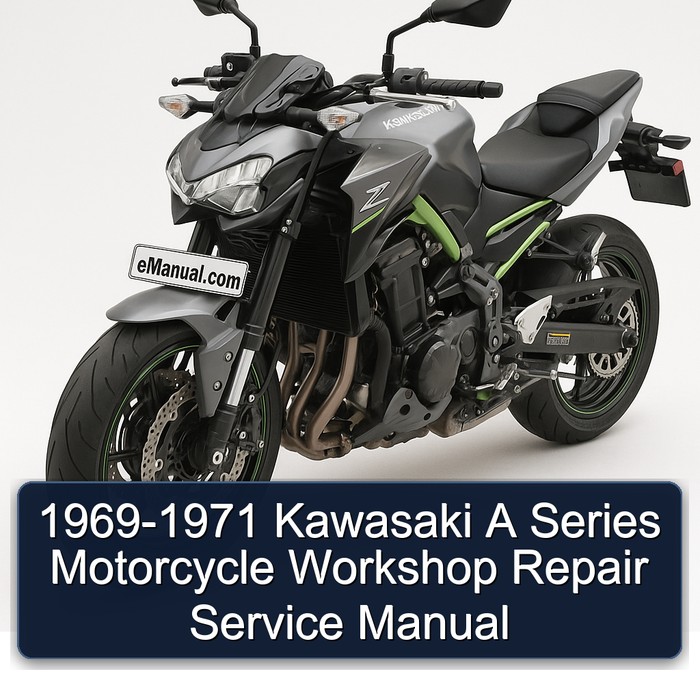 1969-1971 Kawasaki A Series Motorcycle Workshop Repair Service Manual