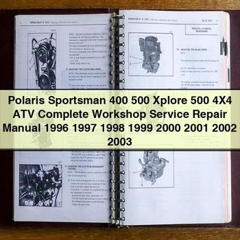 Polaris Sportsman 400 500 Xplore 500 4X4 ATV Workshop Service Repair Manual PDF Download