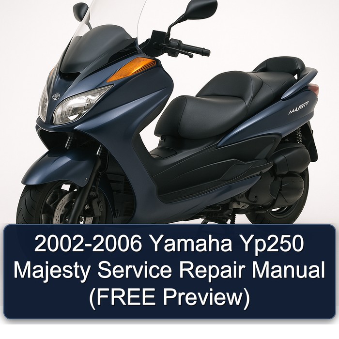 2002-2006 Yamaha Yp250 Majesty Service Repair Manual (FREE Preview)