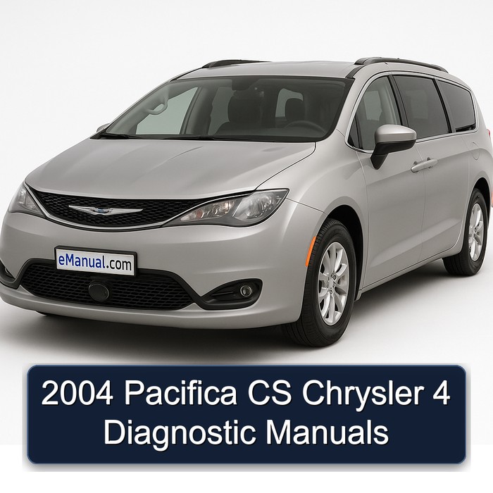 2004 Pacifica CS Chrysler 4 Diagnostic Manuals