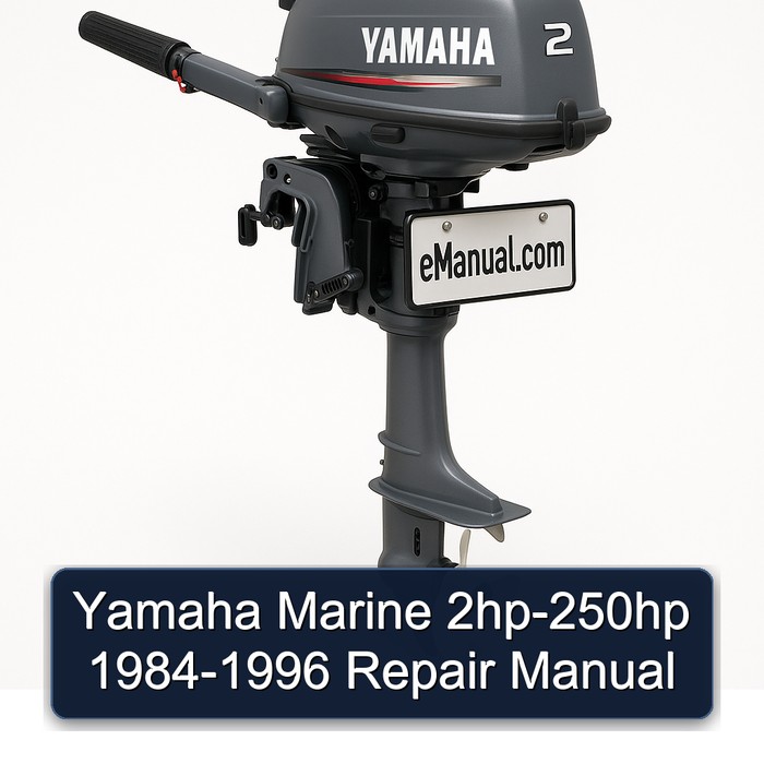 Yamaha Marine 2hp-250hp 1984-1996 Repair Manual