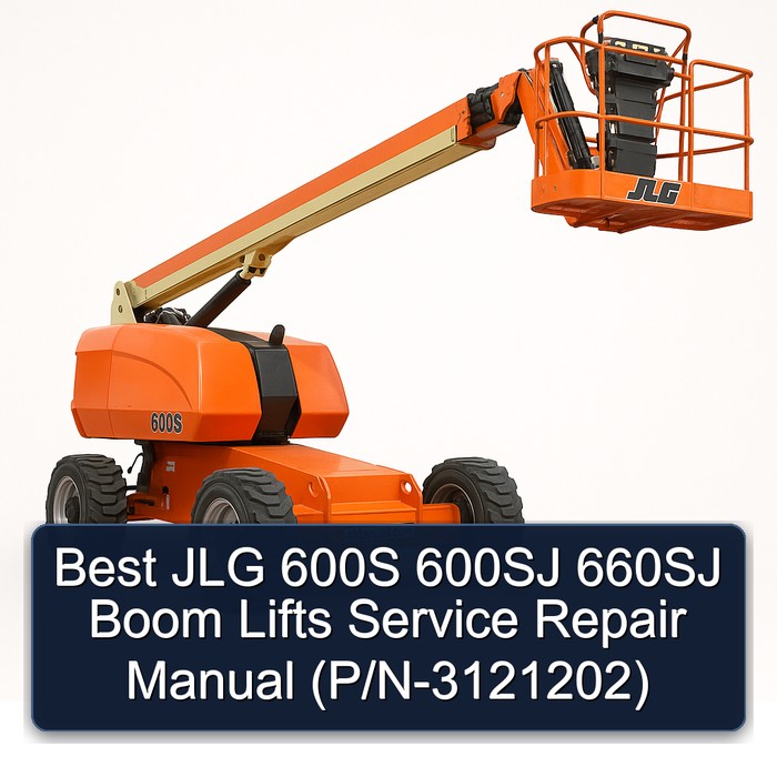Best JLG 600S 600SJ 660SJ Boom Lifts Service Repair Manual (P/N-3121202)