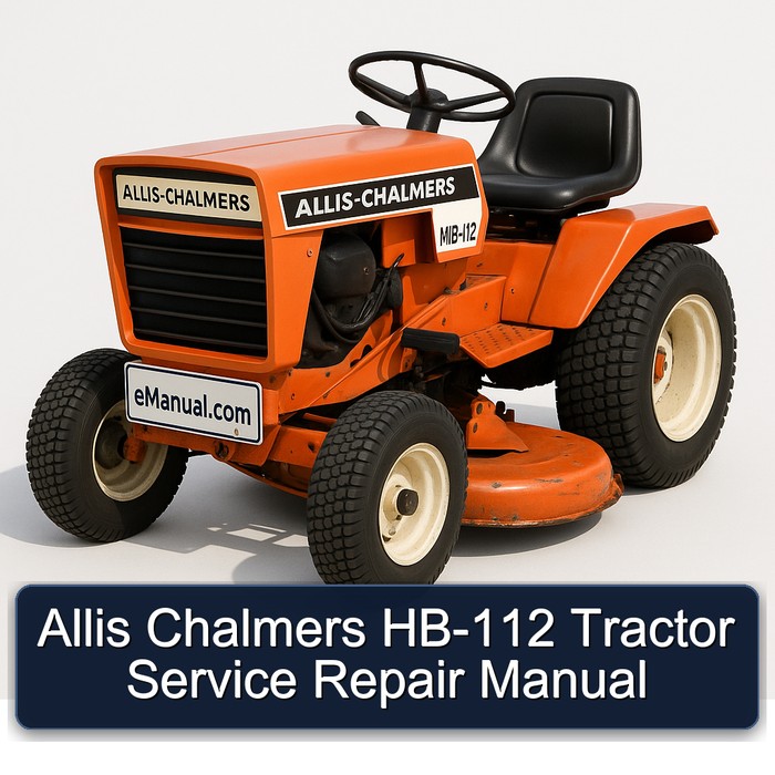 Manual de Servicio y Reparación del Tractor Allis Chalmers HB-112