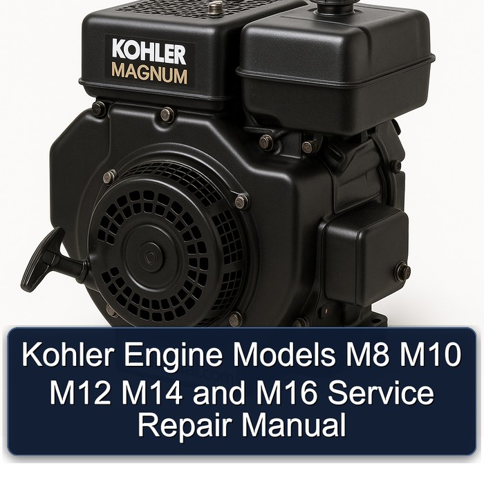 Kohler Motoren Modelle M8 M10 M12 M14 M16 Service- und Reparaturhandbuch