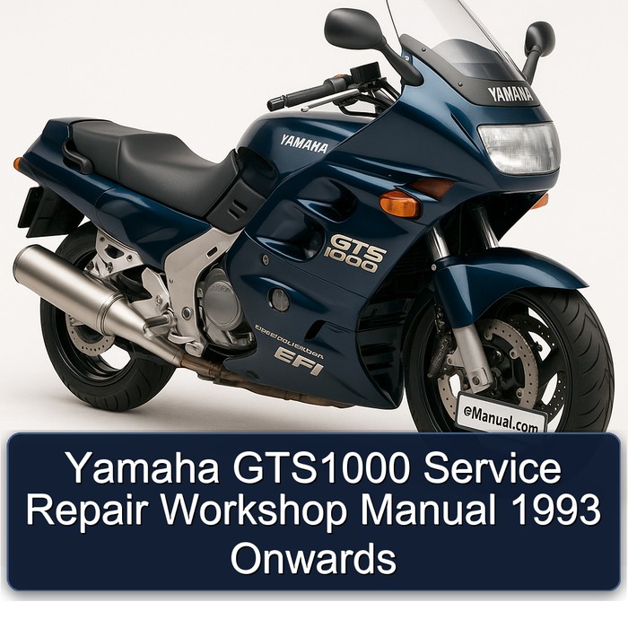 Yamaha GTS1000 Service Repair Workshop Manual 1993 Onwards