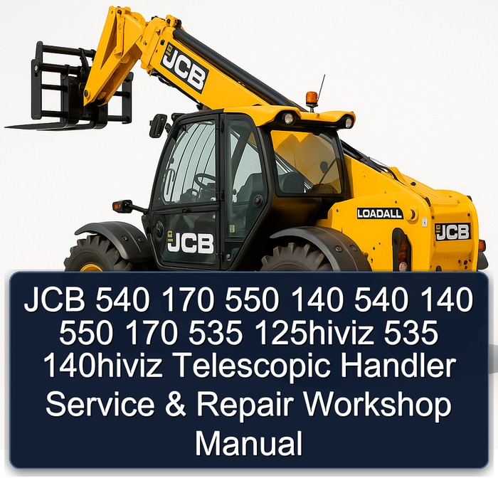 JCB 540 170 550 140 540 140 550 170 535 125hiviz 535 140hiviz Telescopic Handler Service & Repair Workshop Manual