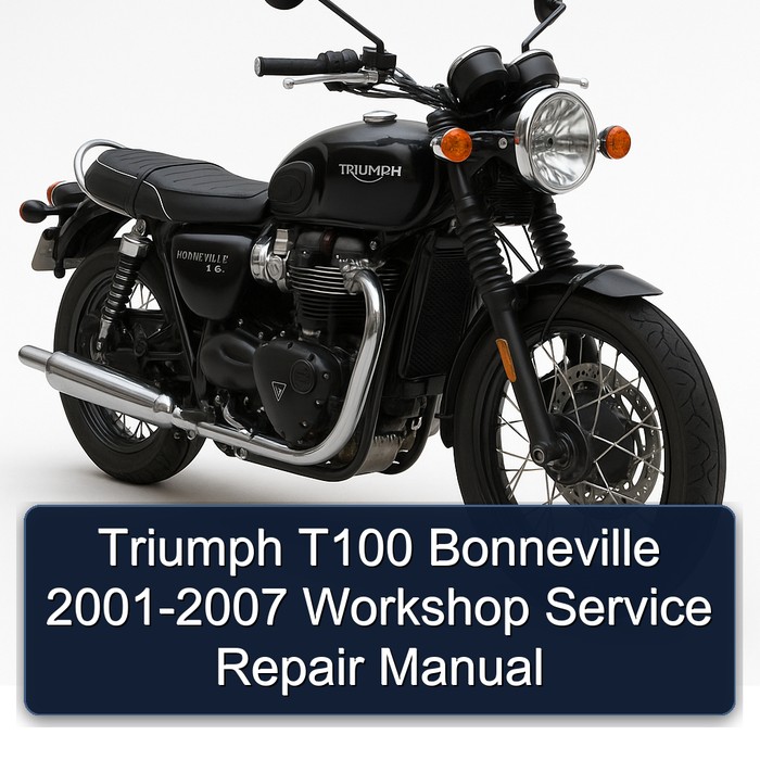 Triumph T100 Bonneville 2001-2007 Workshop Manual de servicio y reparación