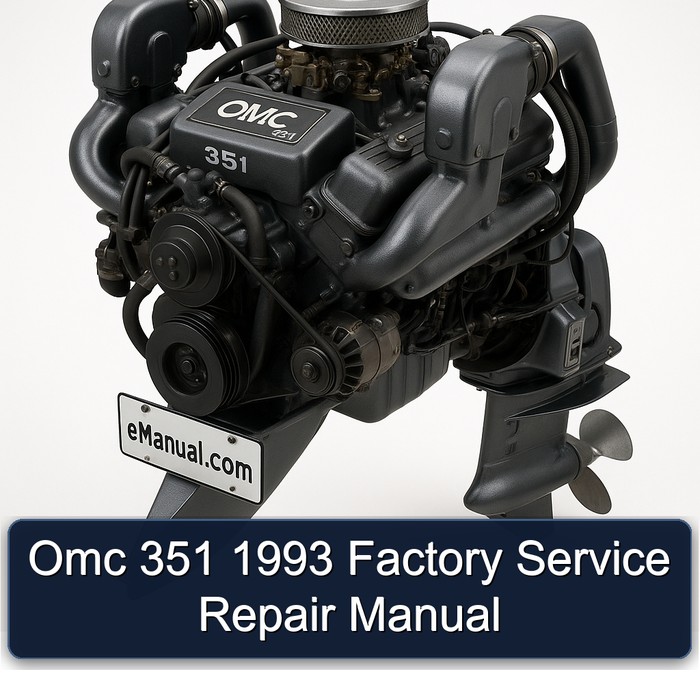 Omc 351 1993 Factory Service Repair Manual