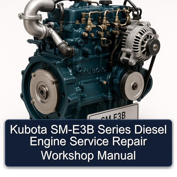 Kubota SM-E3B Series Diesel Engine Service Repair Workshop Manual