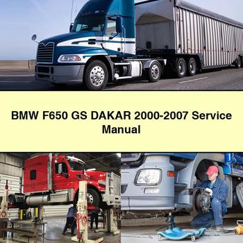 BMW F650 GS DAKAR 2000-2007 Manual de servicio y reparación