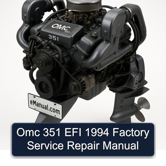 Omc 351 EFI 1994 Factory Service Repair Manual 