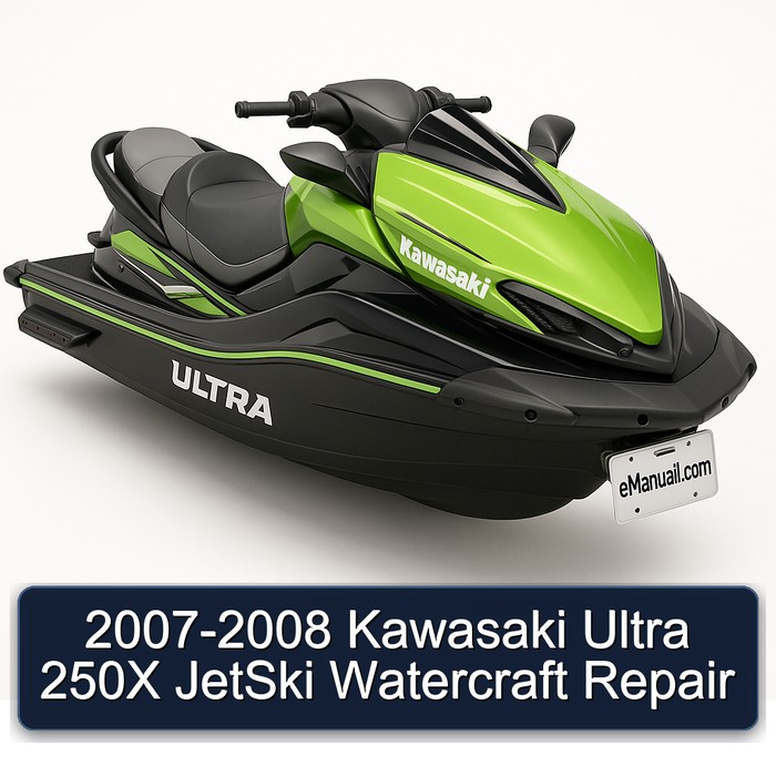 2007-2008 Kawasaki Ultra 250X JetSki Watercraft Repair