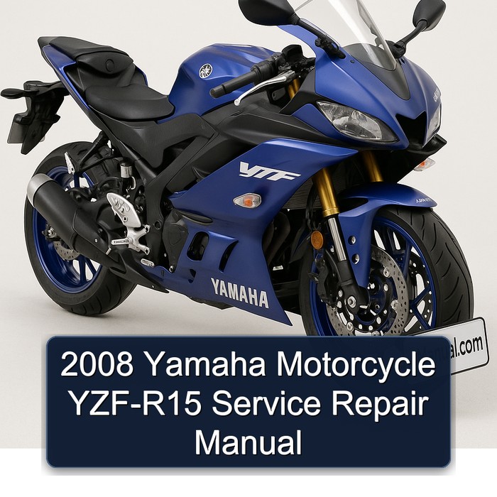 2008 Yamaha Motorcycle YZF-R15 Service Repair Manual