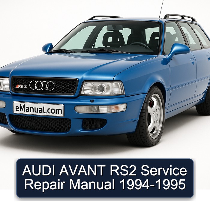 AUDI AVANT RS2 Service Repair Manual 1994-1995