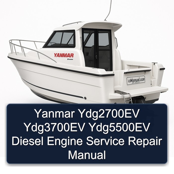 Yanmar Ydg2700EV Ydg3700EV Ydg5500EV Diesel Engine Manual de servicio y reparación