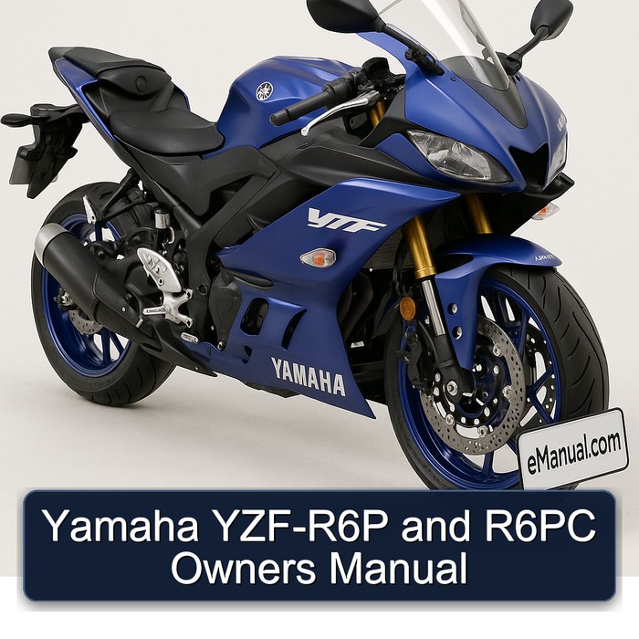 Yamaha YZF-R6P and R6PC Owners Manual