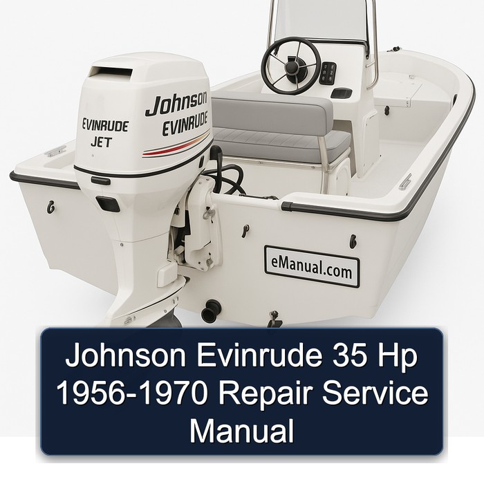 Johnson Evinrude 35 Hp 1956-1970 Repair Service Manual 