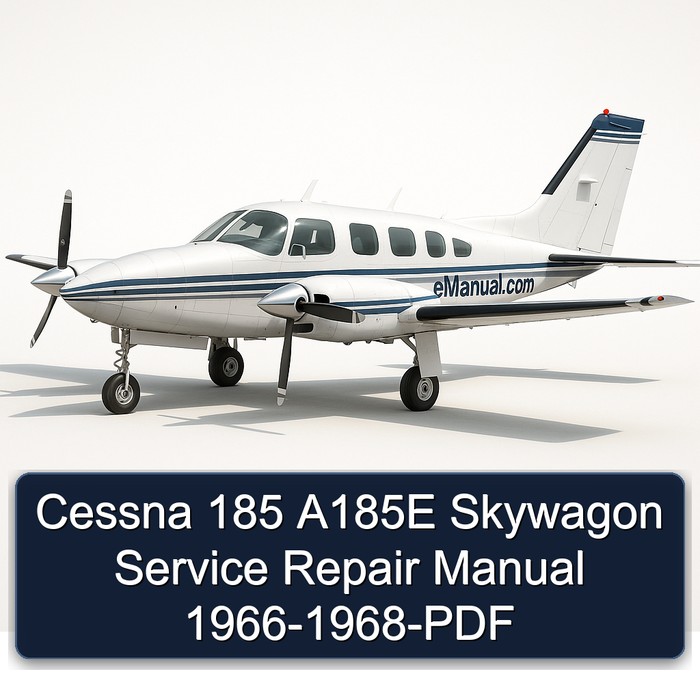 Cessna 185 A185E Skywagon Service Repair Manual 1966-1968-PDF