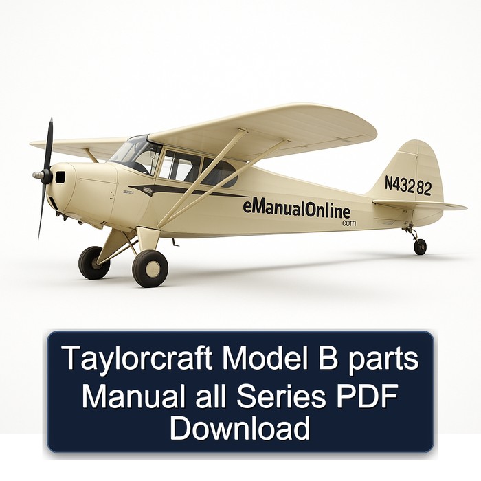 Taylorcraft Model B parts Manual all Series PDF Download