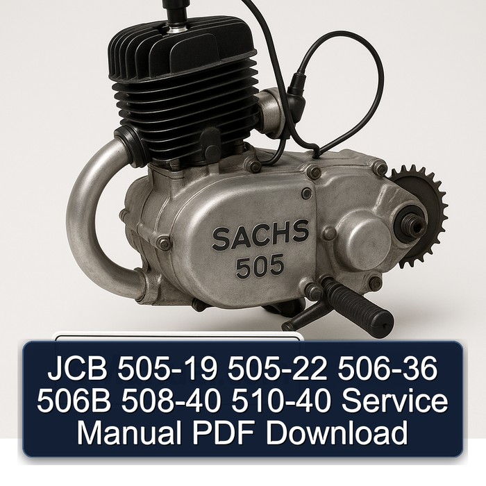 JCB 505-19, 505-22, 506-36, 506B, 508-40, 510-40 Servicehandbuch PDF Download
