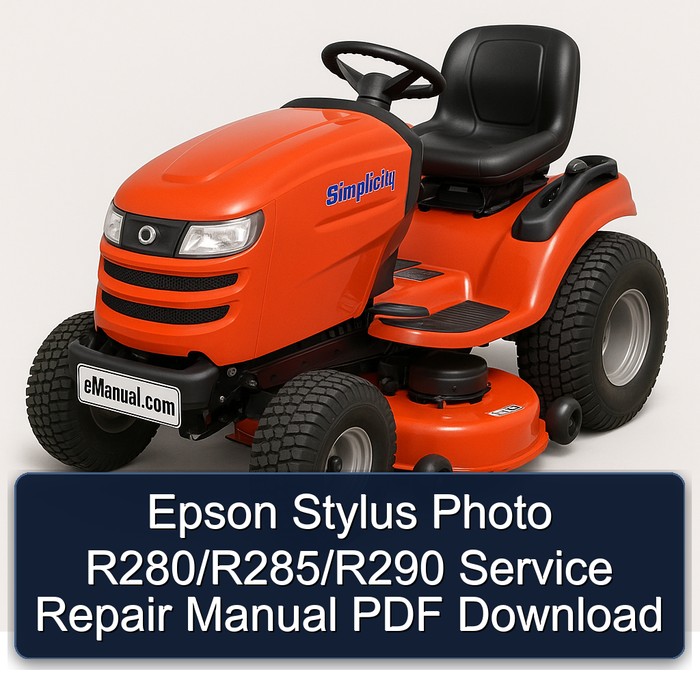 Epson Stylus Photo R280/R285/R290 Service Repair Manual PDF Download