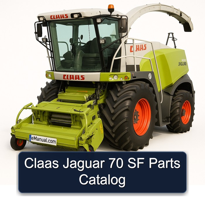 Claas Jaguar 70 SF Parts Catalog