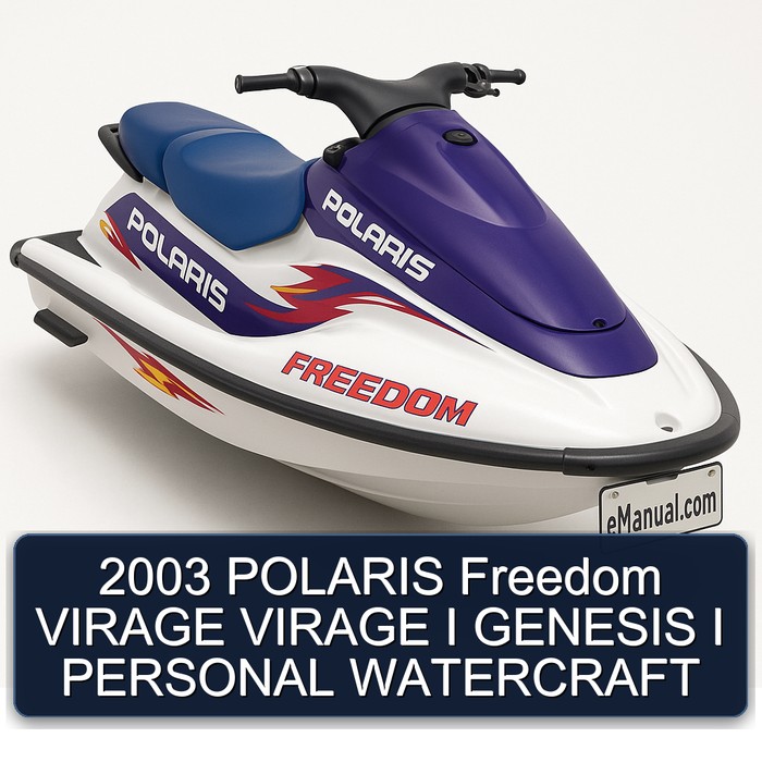 2003 POLARIS Freedom VIRAGE VIRAGE I GENESIS I PERSONAL WATERCRAFT