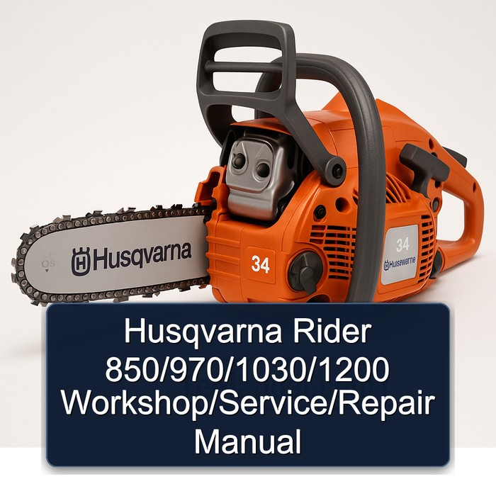 Husqvarna Rider 850/970/1030/1200 Workshop/Service/Repair Manual