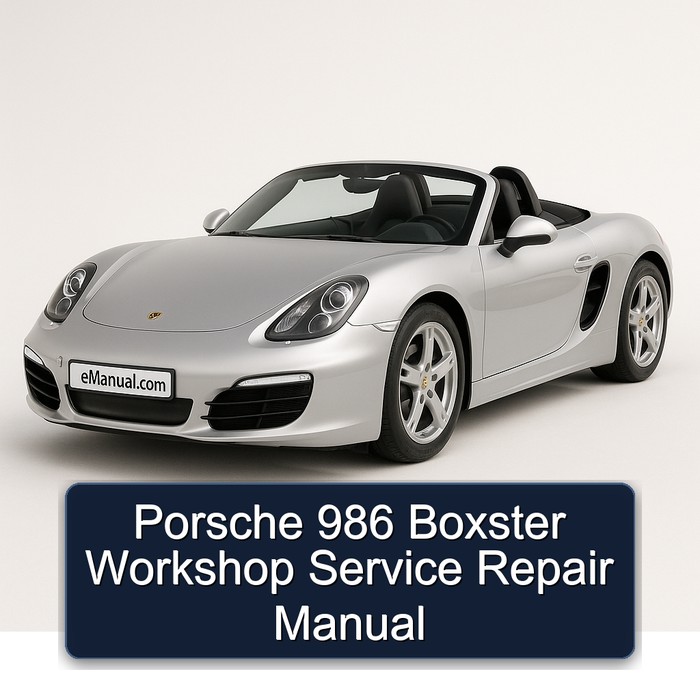 Porsche 986 Boxster Workshop Manual de servicio y reparación
