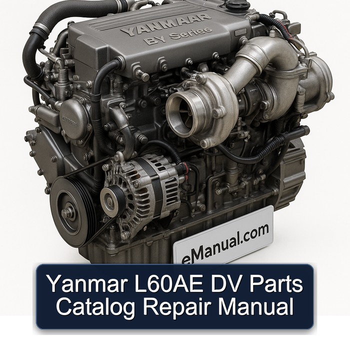 Yanmar L60AE DV Parts Catalog Repair Manual 