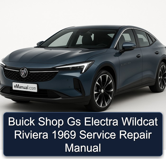 Buick Shop Gs Electra Wildcat Riviera 1969 Manual de servicio y reparación