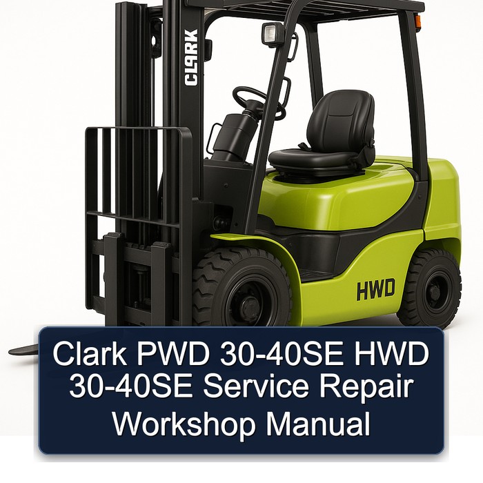 Manual de Servicio y Reparación Clark PWD 30-40SE / HWD 30-40SE