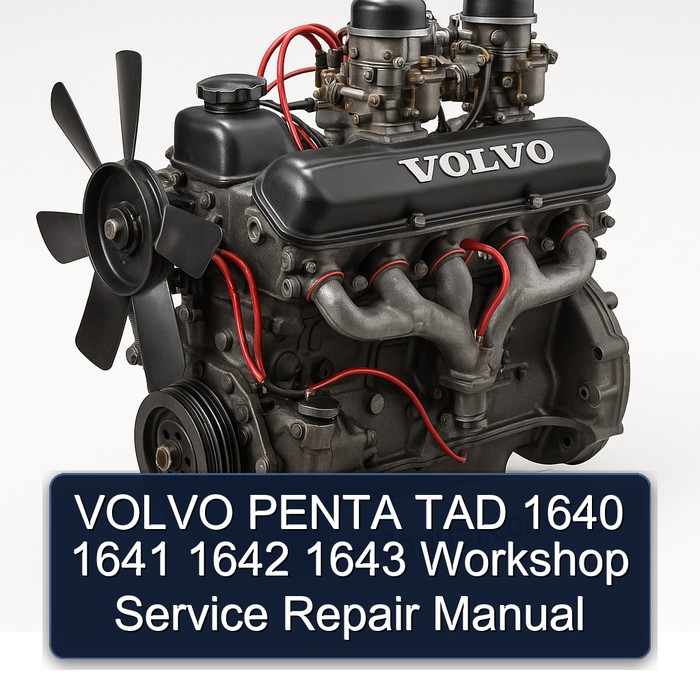 Volvo Penta TAD 1640-1643 Werkstatt-Reparaturanleitung