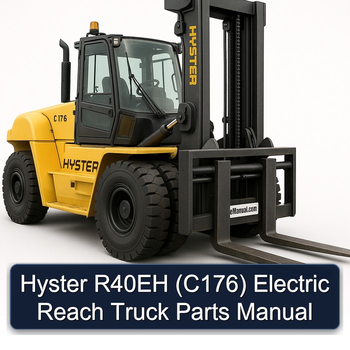 Hyster R40EH (C176) Electric Reach Truck Parts Manual 