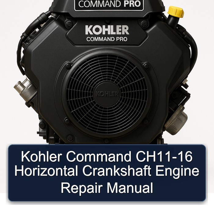 Kohler Command CH11-16 Horizontal Crankshaft Engine Repair Manual