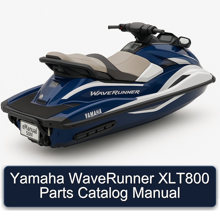 Yamaha WaveRunner XLT800 Parts Catalog Manual 