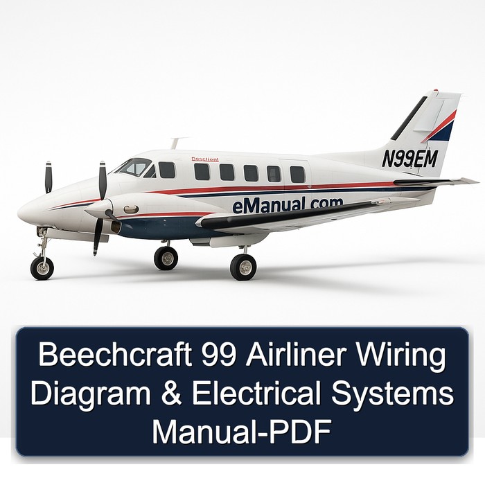 Beechcraft 99 Airliner Wiring Diagram & Electrical Systems Manual-PDF