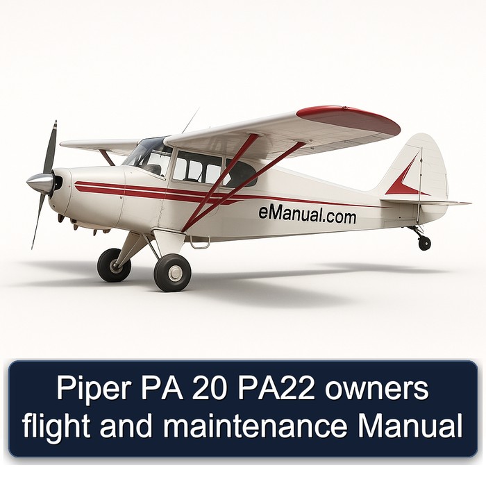 Piper PA 20 PA22 owners flight and maintenance Manual