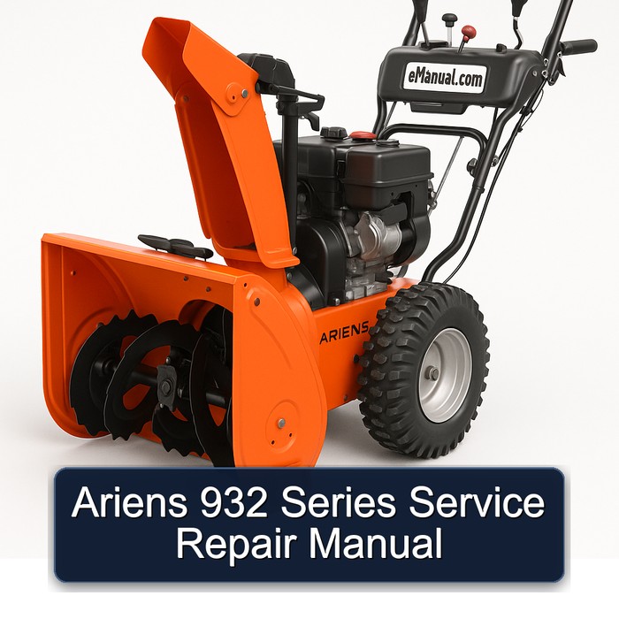 Ariens 932 Series Workshop Service Repair Manual PDF Download