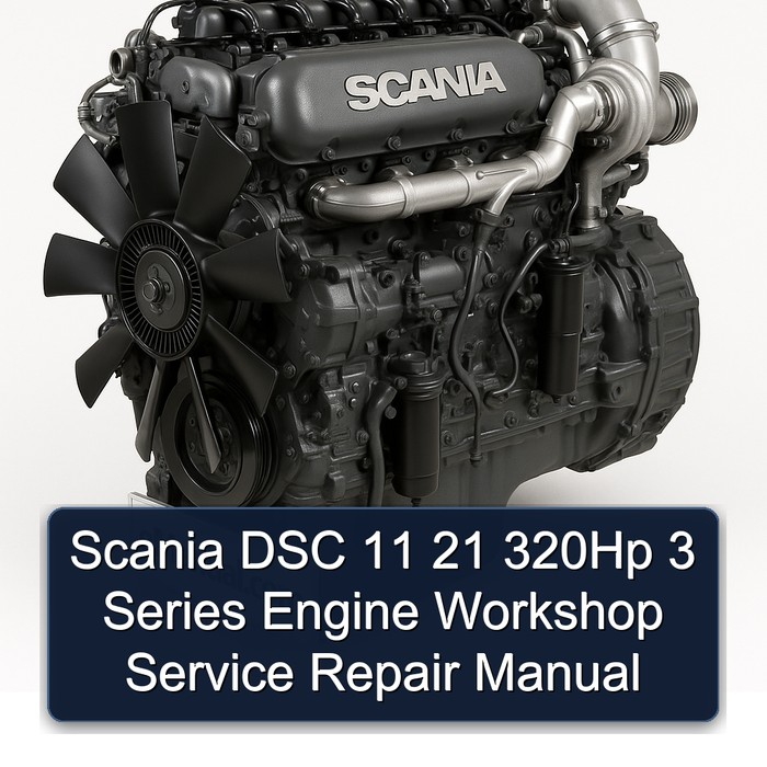 Scania DSC 11 21 320Hp 3 Series Engine Workshop Service Repair Manual