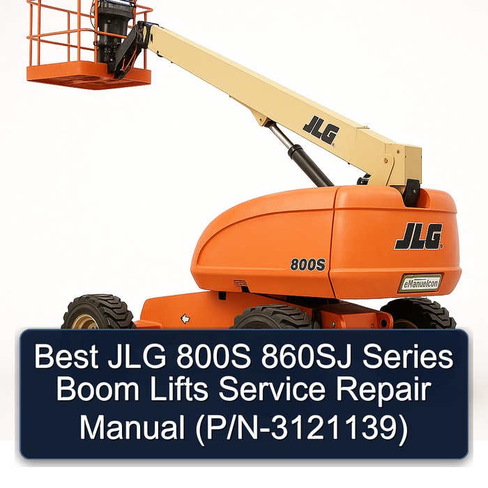 Best Jlg 800S 860SJ Series Boom Lifts (P/N-3121139) Workshop Service Repair Manual PDF Download