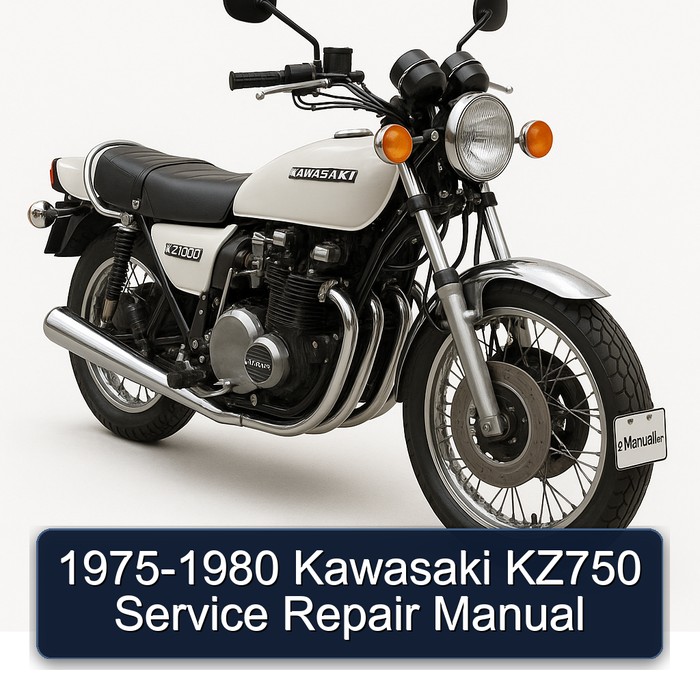 1975-1980 Kawasaki KZ750 Manual de servicio y reparación