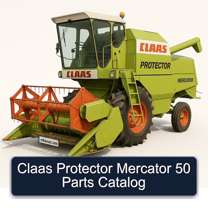 Claas Protector Mercator 50 Parts Catalog