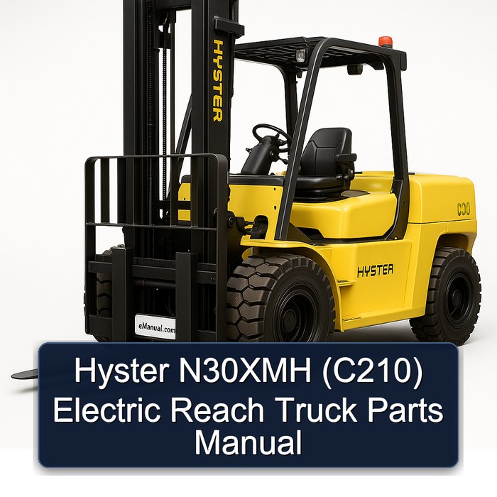 Hyster N30XMH (C210) Electric Reach Truck Parts Manual