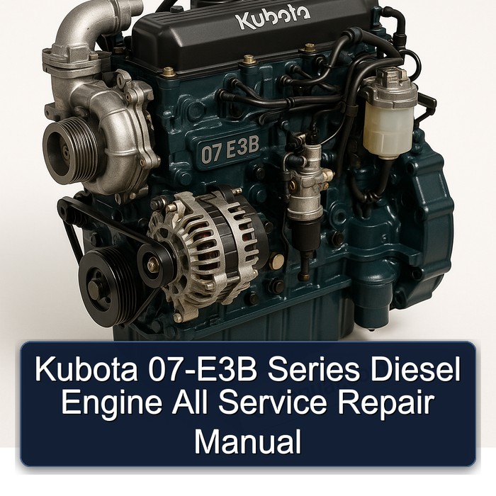 Kubota 07-E3B Series Diesel Engine All Manual de servicio y reparación