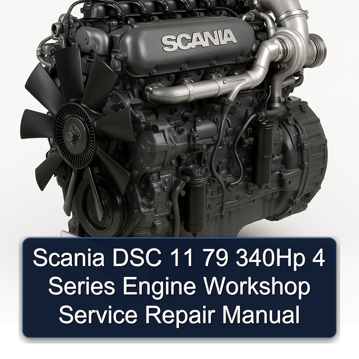 Scania DSC 11 79 340Hp 4 Series Engine Workshop Service Repair Manual